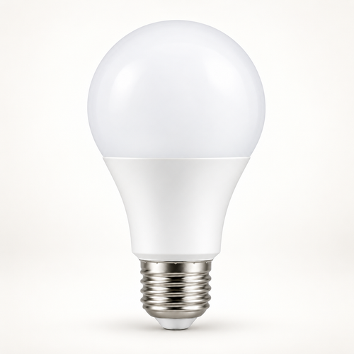 Clear View 12W LED bulb on a warm-white studio background